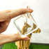 SATINIOR 2 Pack Crystal Ball Stand Clear Sphere Stand Crystal Sphere Holder Base for Display 60 mm to 90 mm Balls, Marbles, eegs...